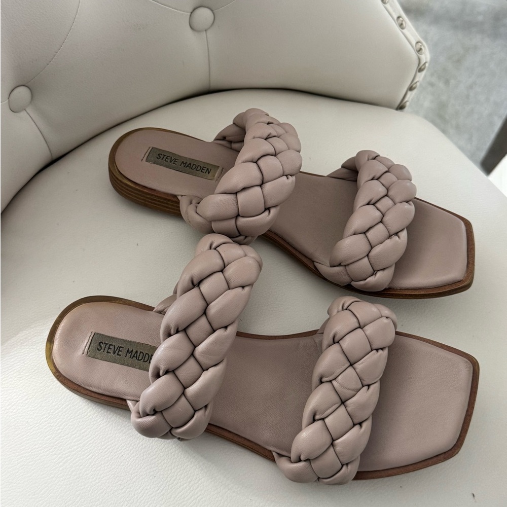 Steve Madden Women's Spain Slide Sandals - Blush/taupe